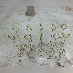 Gold place card holders